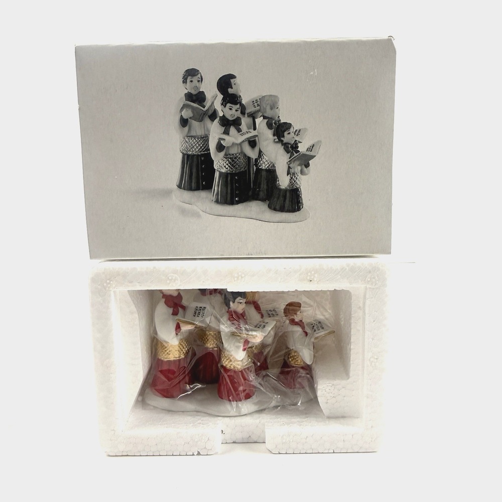 Dept 56 Choirboys All In A Row Dickens Heritage Village Heritage Church Sing